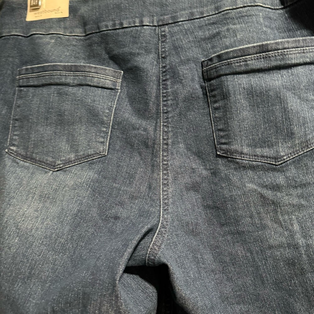 Westbound The Park Avenue Fit Bootcut Denim Jeans Size 16 R - Picture 7 of 11